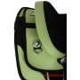 Green Ostrich Synthetic Western Saddle Tack Set 14