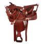New Comofrtable Tan Leather 15 16 17 Pleasure Saddle Tack