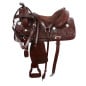 Western Leather Horse Pleasure Trail Saddle Tack 15-17