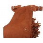 Tan Leather Western Suede Chaps XXL