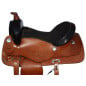Tan Comfortable Western Pleasure Trail Horse Saddle 15