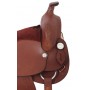 Western Leather Horse Pleasure Trail Saddle Tack 15