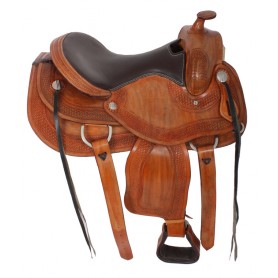 Premium Tan Reining Western Horse Saddle 15