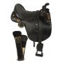 Black Leather Australian Horse Saddle 18 19 20