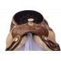 Western Barrel Racing Rawhide Horn Leather Saddle 15