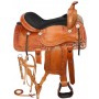 Hand Carved Western Leather Horse Saddle Tack 15
