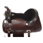 15 16 17Brown Western Horse Leather Pleasure Saddle Tack