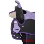 Purple Ostrich Synthetic Western Horse Saddle Tack 17