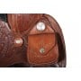 Hand Carved Western Pleasure Trail Horse Saddle Tack 15-17