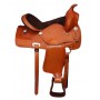 New 16 Fancy hand tooled leather Horse saddle