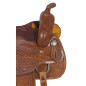 Western Pleasure Hand Carved Trail Horse Saddle 14 17