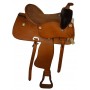 Tan Western Trail Pleasure Horse Leather Saddle