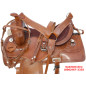 New 18 Fancy hand tooled leather Horse saddle