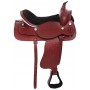 Western Leather Pleasure Trail Horse Saddle Tack 15 17