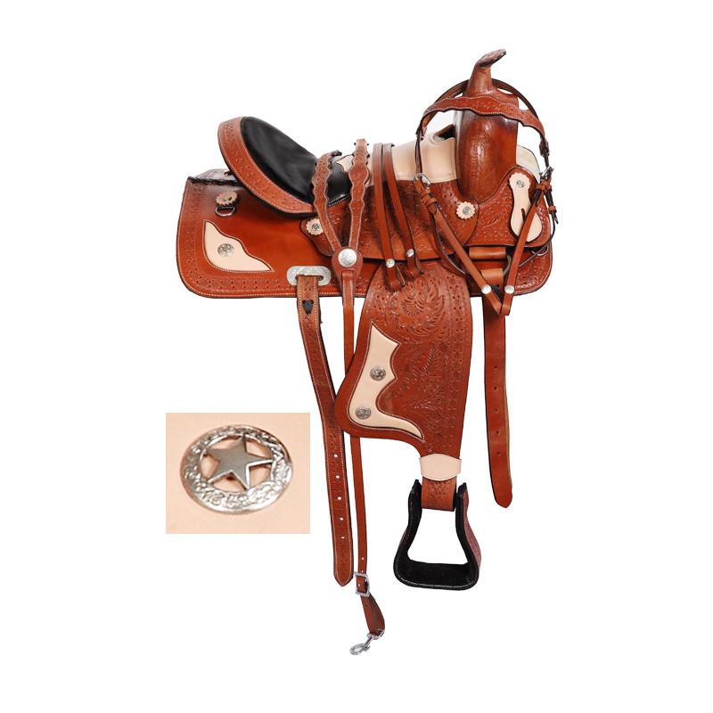 Star Western Horse Trail Saddle Tack 15 16 17
