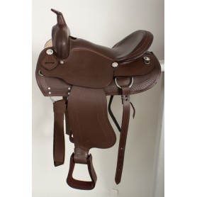 Pleasure Trail Western Horse Leather Saddle Tack  15 16