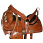 Gaited Walking Horse Western Leather Saddle 16 17