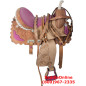 Pink Western Barrel Racing Horse Saddle Tack