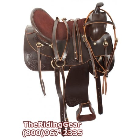 Western Leather Endurance Saddle