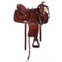 Trail Western Brown Leather Horse Saddle Tack 15-18