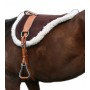 Natural Horsemanship Premium Brown Leather Bareback Pad