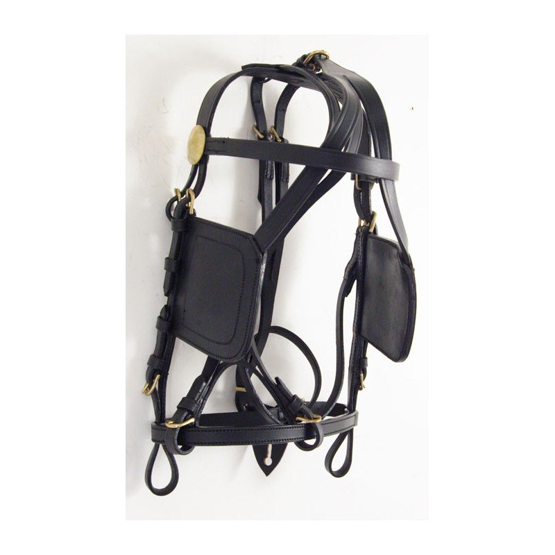 New Black Leather Driving Harness Tack - Pony