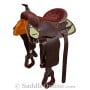 Ready To Ride Western Pleasure Green Ostrich Saddle 16