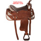 Western Show Horse Leather Saddle 17