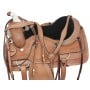 Western Pleasure Trail Work Leather Horse saddle 16 18