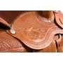 Western Leather Horse Pleasure Trail Saddle Tack 16