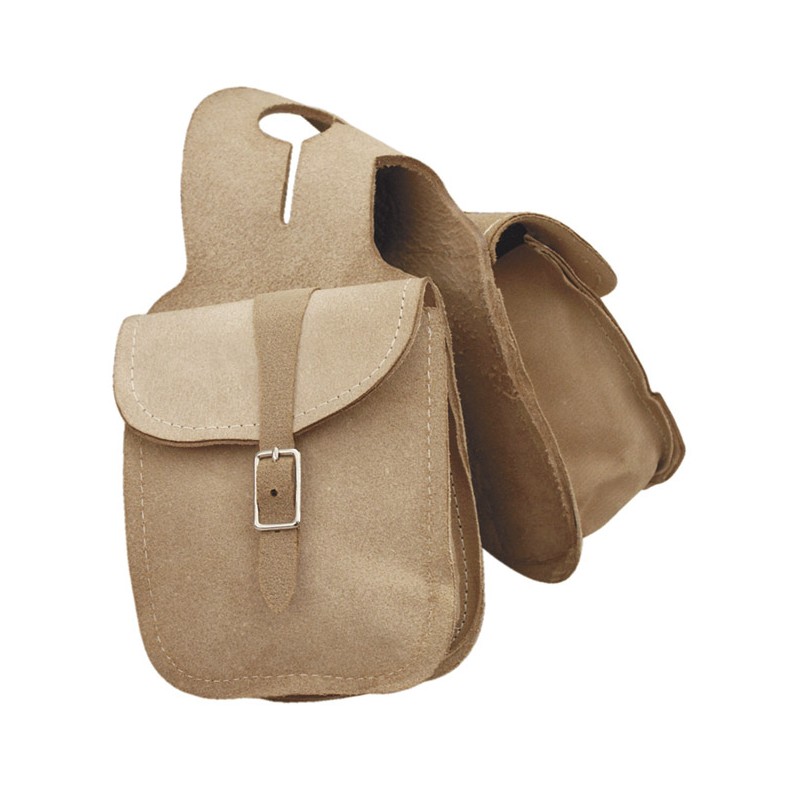 Abetta Split Leather Horn Bag