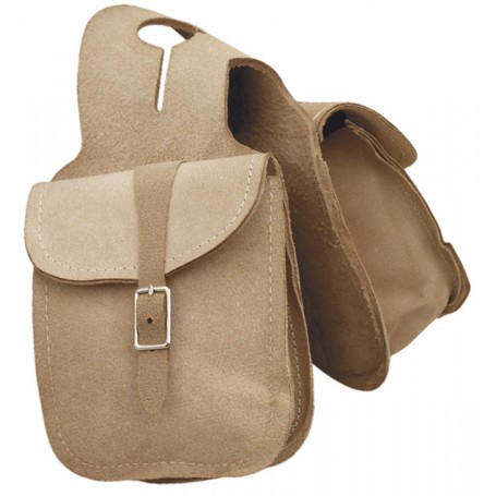 Abetta Split Leather Horn Bag