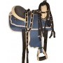 New 16 Blue Beautiful  Cordura Saddle W Tack