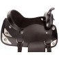 Synthetic Black Texas Star Show Horse Saddle Tack 15