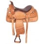 16 Western Pleasure Ranch Work Leather Saddle