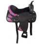 15 17 Purple Synthetic Western Horse Saddle Tack
