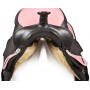 15 17 Black Pink Synthetic Western Horse  Saddle Crystals