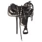 Black Texas Star Horse Show Saddle Tack Set 16 17