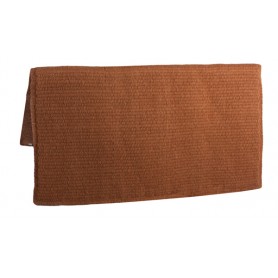 Solid Brown Premium New Zealand Wool Show Horse Saddle Blanket