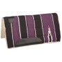 Purple Black Fleece Lined Western Saddle Pad