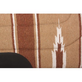 Brown Tan Fleece Lined Western Saddle Pad