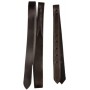 Western Saddle Black Leather Latigo Off-Billet Cinch Strap