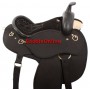 Black Western Gaited Horse Synthetic Saddle 17