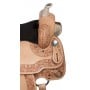 Hand Carved Rawhide Horn Barrel Racing Leather Saddle 15