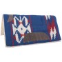 Red White and Blue Navajo Pattern Fleece Lined Saddle Pad