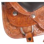 Hand Carved Western Pleasure Trail Saddle Tack Set 17