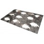 Contemporary 4X6 Cow Skin Leather Grey Cowhide Rug Carpet
