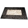 Contemporary 4X6 Cow skin leather Black Cowhide Rug Carpet