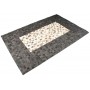 Contemporary 4X6 Cow skin leather Black Cowhide Rug Carpet