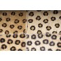 Leopard Pattern 5X8 Cow Skin Leather Cowhide Rug Carpet